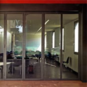 Portafinestra in acciaio ad ante